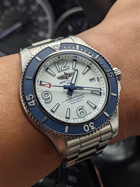 recensioni breitling superocean|breitling superocean 42 white.